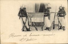 CPA Militaria Zouaves