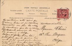 CPA Fantaisie Lune Enfant Au clair de la lune