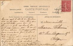 CPA Fantaisie Lune Enfant Au clair de la lune