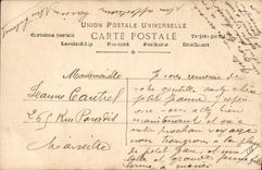 VINTAGE POSTCARD Woman Theater Louise Polyn