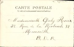 CPA Theatre Tournee Brasseur 1902 Les Deux Ecoles Comedie de Alfred Capus Numes Joulin