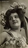 VINTAGE POSTCARD Woman Theater Nicolisco Cicada