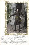 VINTAGE POSTCARD Rostand Cyrano Theater of Bergerac