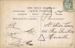 VINTAGE POSTCARD Woman Barkis Theater