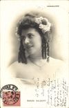 VINTAGE POSTCARD Woman Theater Alcazar d' Ete Renee d' Albert