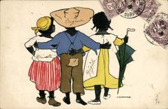 CPA Negre Homme Noir 