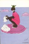 CPA Negre Femme Noire Lavandiere 