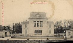 VINTAGE POSTCARD Bank Savings bank Wassy