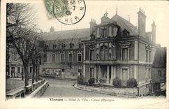 CPA Banque Vierzon Hotel de ville Caisse d'Epargne 