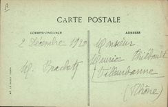 VINTAGE POSTCARD Bank Savings bank Vesailles