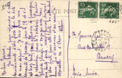 VINTAGE POSTCARD Bank Savings bank Vesoul