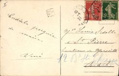CPA Banque Vitry le Francois Caisse d'Epargne Hotel des Postes La fontaine