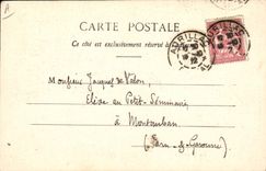 CPA Folklore Auvergne La Bourree