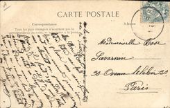 CPA Folklore Auvergne La Bourree 
