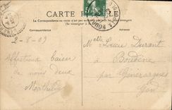 CPA Folklore Auvergne La Bourree Croisement