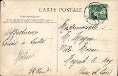 CPA Folklore Auvergne La Bourree 