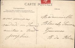 CPA Folklore Auvergne La Bourree 