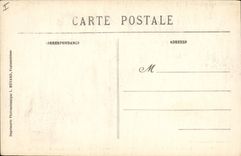 Paladar de Napoleon de la POSTAL de la VENDIMIA 1r de la vuelta del sombrero de Fontainebleau de la isla de Elba