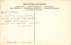 VINTAGE POSTCARD Napoleon 1st has Eylau Gros