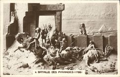 CPA Napoleon 1er Bataille des Pyramides 1798