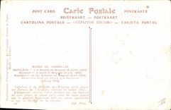 VINTAGE POSTCARD Napoleon 1st with the battle of Wagram Museum of Versailles