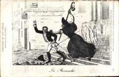 CPA Napoleon 1er La revanche