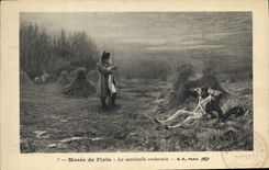 VINTAGE POSTCARD Napoleon 1st Museum of Fixin the deadened sentinel