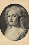 CPA Madame de Warens d'apres Quentin la Tour