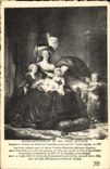 CPA Marie Antoinette et ses trois enfants Musee de Versailles 