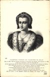 CPA Valentine Visconti ou Valentine de Milan