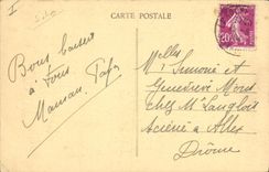 CPA Colombe Colombophilie Haute Isle pres Gasny Le pigeonnier de Boileau