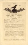 CPA Colombe Colombophilie aux colombophiles morts pour la France Verdun