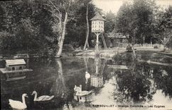 CPA Colombe Colombophilie Rambouillet Grange colombe Les cygnes 