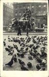 VINTAGE POSTCARD Dove Lyon Pigeon fancying pigeons of the place of the Composts and the Bartholdi fountain
