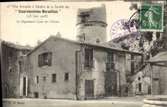 CPA Colombe Colombophilie 11eme Fete annuelle a Valabre de la Societe des Excursionnistes Marseillaiss Pigeonnier