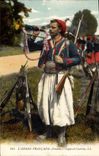 CPA Militaria Zouaves Caporal Clarions