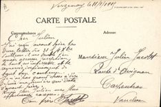 VINTAGE POSTCARD Militaria Zouaves and machine-gun in action