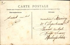 VINTAGE POSTCARD Militaria Zouaves with the camp guard