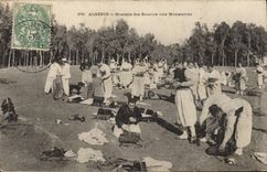 CPA Militaria Algerie Musique des Zouaves aux Manoeuvres