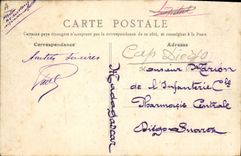 CPA Militaria Les Zouaves au camp Un dejeuner sur l'herbe