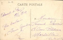 VINTAGE POSTCARD Militaria Compiegne a detachment of Zouaves preparing their meal