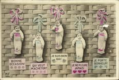 CPA Fantaisie Enfant Bebe 