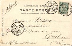 VINTAGE POSTCARD Fantasy Woman Marville Theater