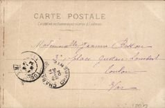 VINTAGE POSTCARD Fantasy Woman Theater Luz Chavita