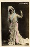 VINTAGE POSTCARD Fantasy Woman Theater Alice Bonheur