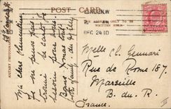 VINTAGE POSTCARD Fantasy Woman Theater Miss Lily Brayton Clothilde in Count Hannival