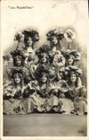 VINTAGE POSTCARD Fantasy Woman Theater Ponnettes