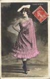 VINTAGE POSTCARD Fantasy Woman Theater Casino of Paris Carmen de Villers