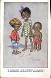 CPA Negre Enfants de couleur 