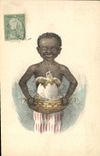 CPA Negre Enfant de couleur 